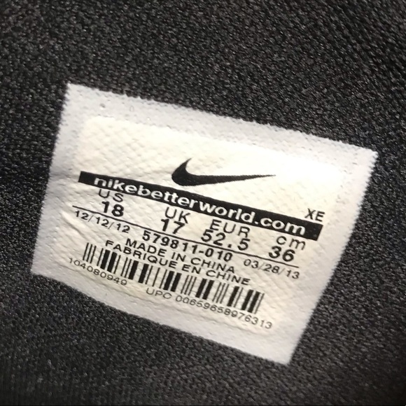 Men’s Size 18 👟Nike Free Running Shoes (Some aesthetic damage) - Picture 5 of 6